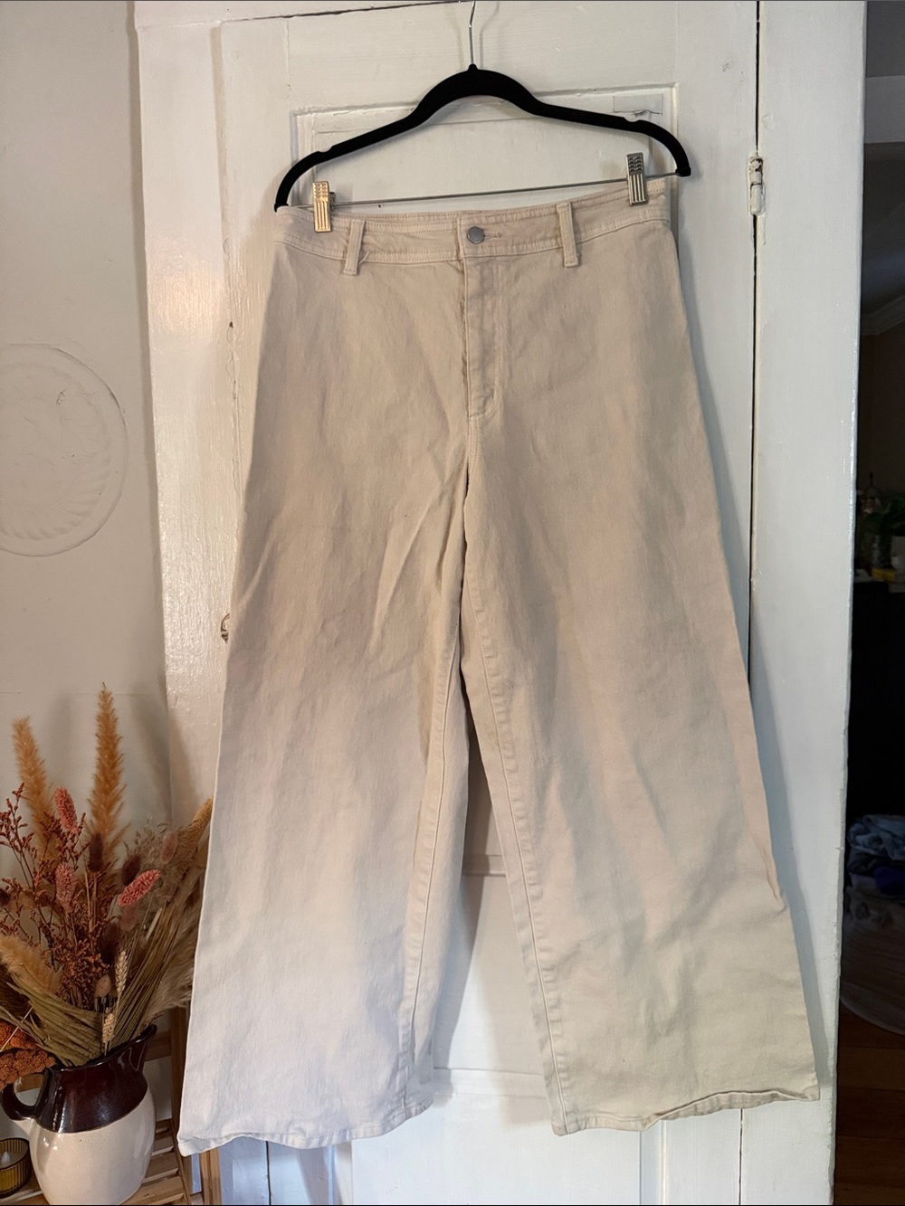 Universal Thread High Rise Sailor Wide Leg Ankle Jeans